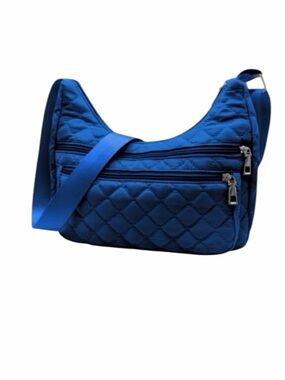 Quilted Bahamas Blue Shoulder Bag New